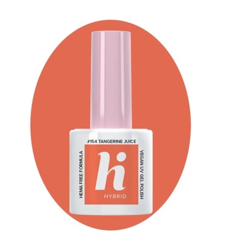 Hi Hybrid Hema Free Hybrid Nail Polish Palm Springs 154 Tangarine Juice 5ml