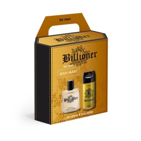 Dramers Jean Marc Billioner Men's Gift Set Deodorant 150 Ml Aftershave 100 Ml
