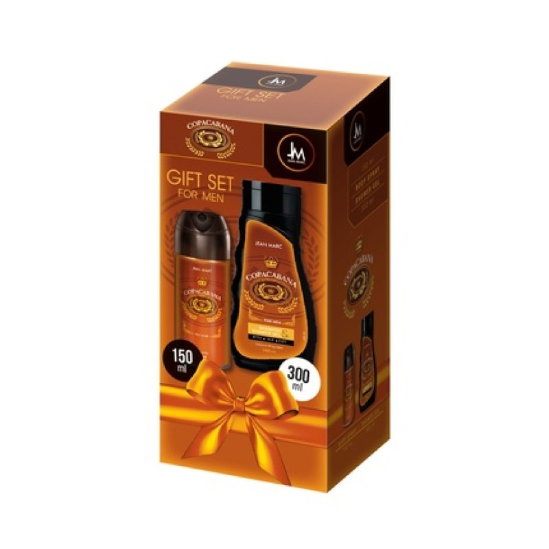 Dramers Jean Marc Copacabana Men's Gift Set Deodorant 150 Ml Shower Gel 300 Ml