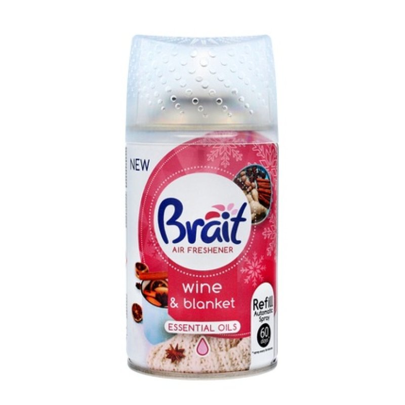 Dramers Brait Air Freshener Automatic Freshener Refill Wine & Blanket 250ml