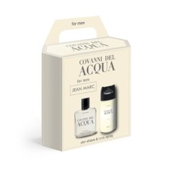 Dramers Jean Marc Covanni Del Acqua Men's Gift Set Deodorant 150 Ml After Shave 100 Ml