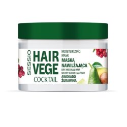 Chantal Sessio Hair Vege Cocktail Moisturizing Mask For Hair Avocado & Cranberry 250 Ml
