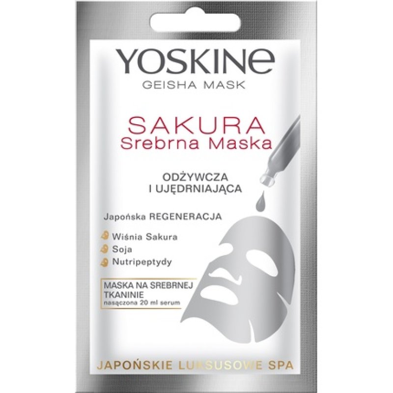 Dax Yoskine Geisha Mask Sakura Silver Nourishing And Firming Fabric Mask 20 Ml