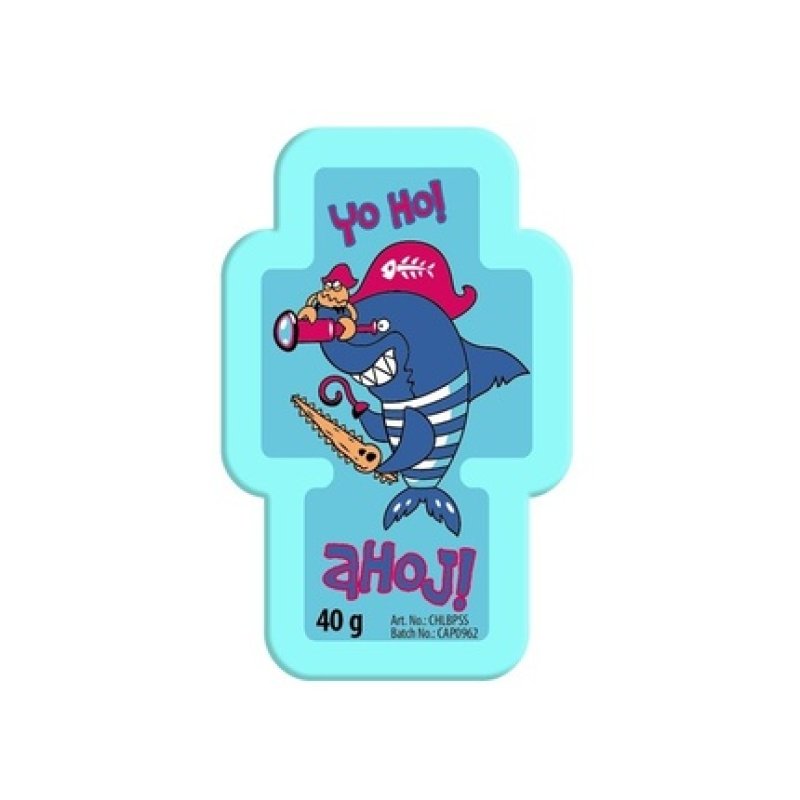 Chlapu Chlap Funny Bath Tablet Captain Shark Vanilla Ice Cream 40g