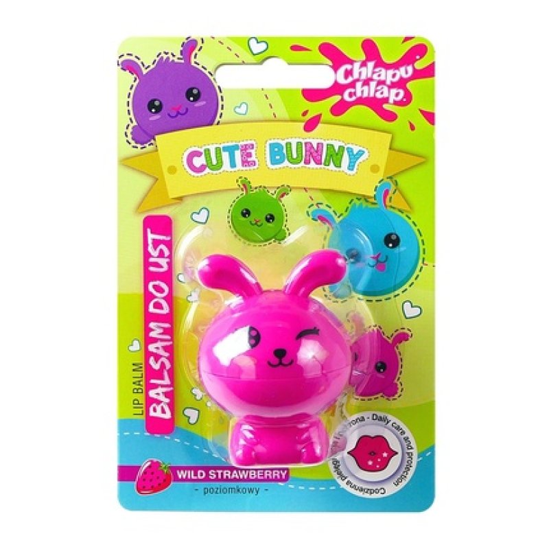 Chlapu Chlap Cute Bunny Lip Balm Strawberry