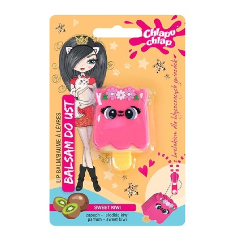 Chlapu Chlap Lip Balm With Keychain Sweet Kiwi