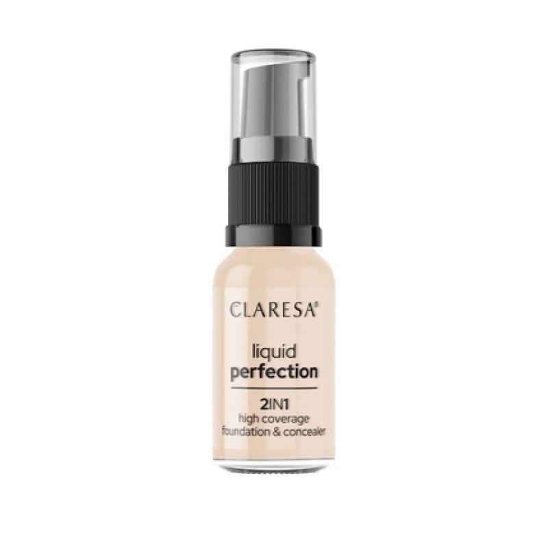 Claresa Liquid Perfection Concealer And Foundation 2 In 1 1015 Vanilla 18 G