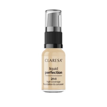 Claresa Liquid Perfection Concealer And Foundation 2 In 1 1035 Light Nude 18 G