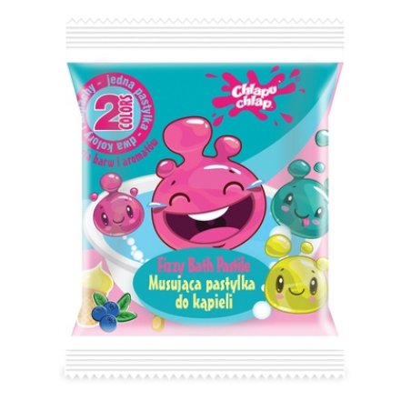 Chlapu Chlap Twocolor Effervescent Bath Tablet Strawberry And Vanilla Ice Cream