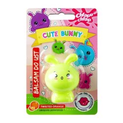 Chlapu Chlap Cute Bunny Lip Balm Twisted Orange