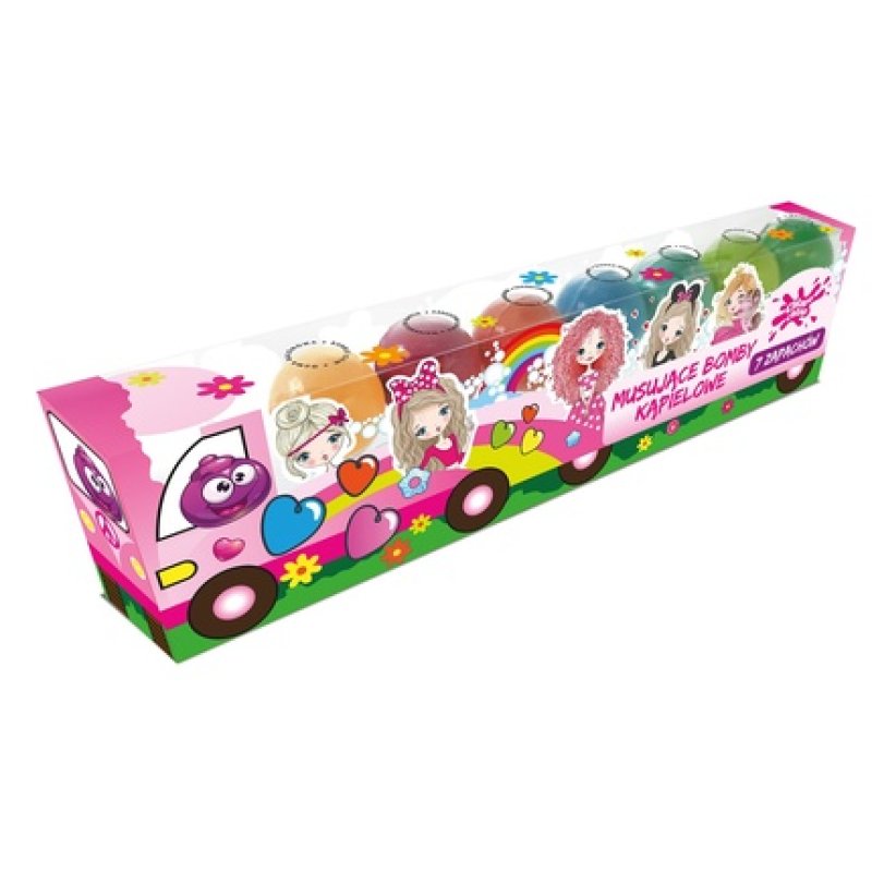 Chlapu Chlap Bath Bombs Party Truck 7 Pieces