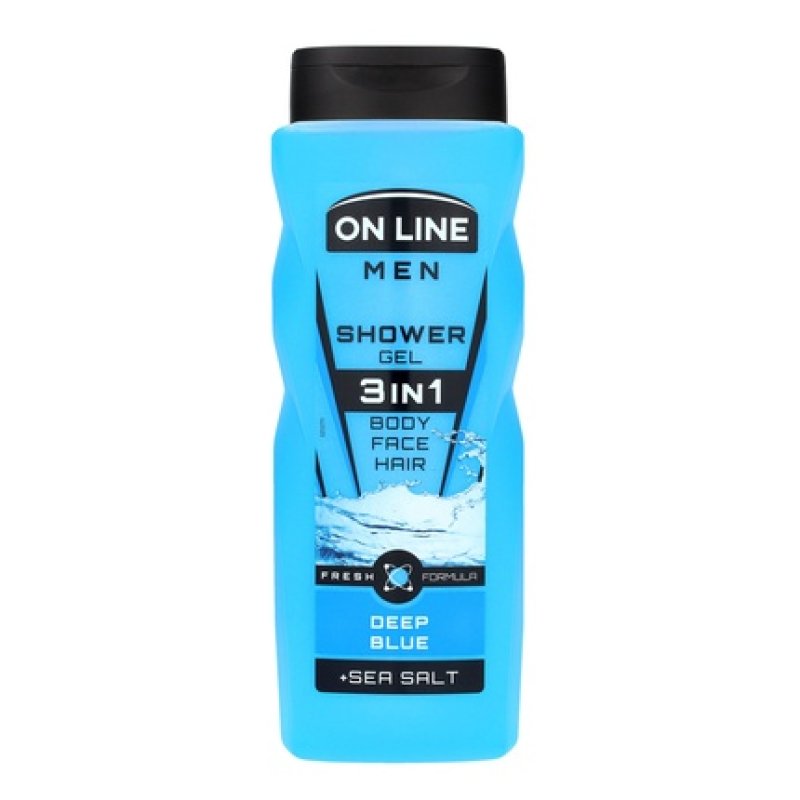 Forte Sweeden On Line Men 3 In 1 Shower Gel For Men Deep Blue 410 Ml