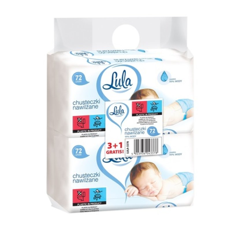 Stella Lula Moisturizing Wipes 99 Water 72 Pieces 31 Free