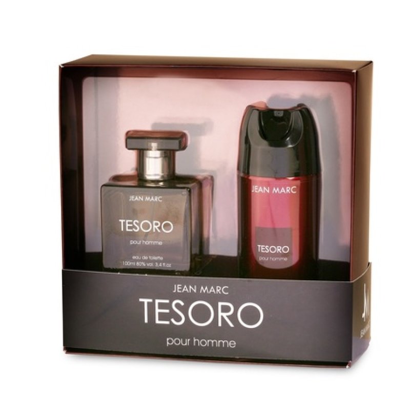 Dramers Jean Marc Tesoro Men's Gift Set Eau De Toilette 100 Ml Deodorant 150 Ml