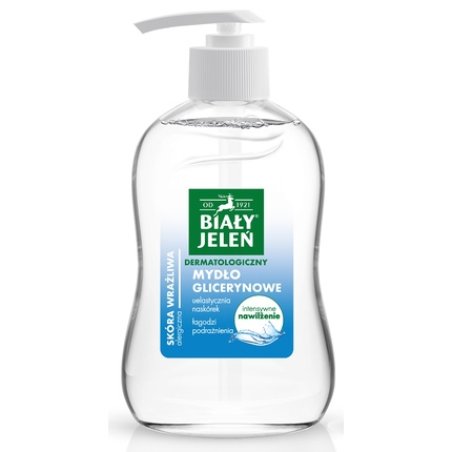 Pollena Bialy Jelen Glycerin Soap Dermatological Liquid 500 Ml