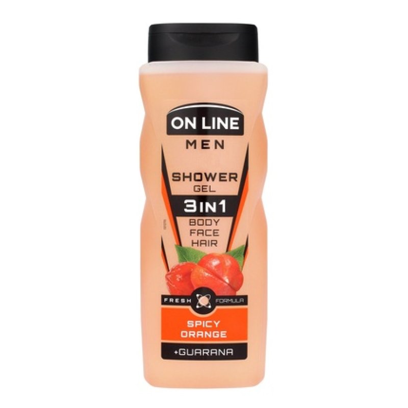 Forte Sweeden On Line Men 3 In 1 Shower Gel For Men Spicy Orange 410 Ml