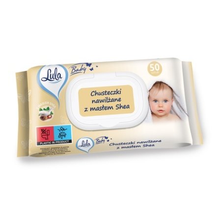 Stella Lula Baby Moisturizing Wipes With Shea Butter 50 Pieces