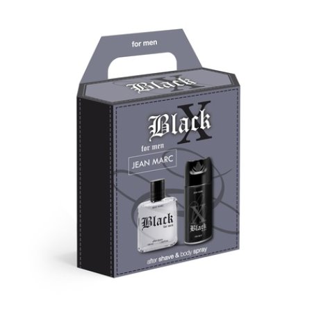 Dramers Jean Marc X Black Men's Gift Set Deodorant 150 Ml Aftershave 100 Ml