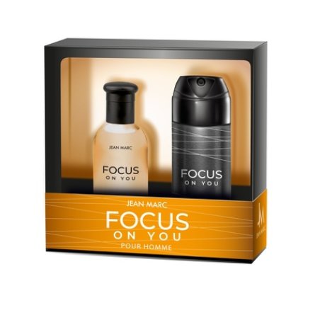 Dramers Jean Marc Focus You Gift Set For Men Eau De Toilette 100 Ml Deodorant 150 Ml