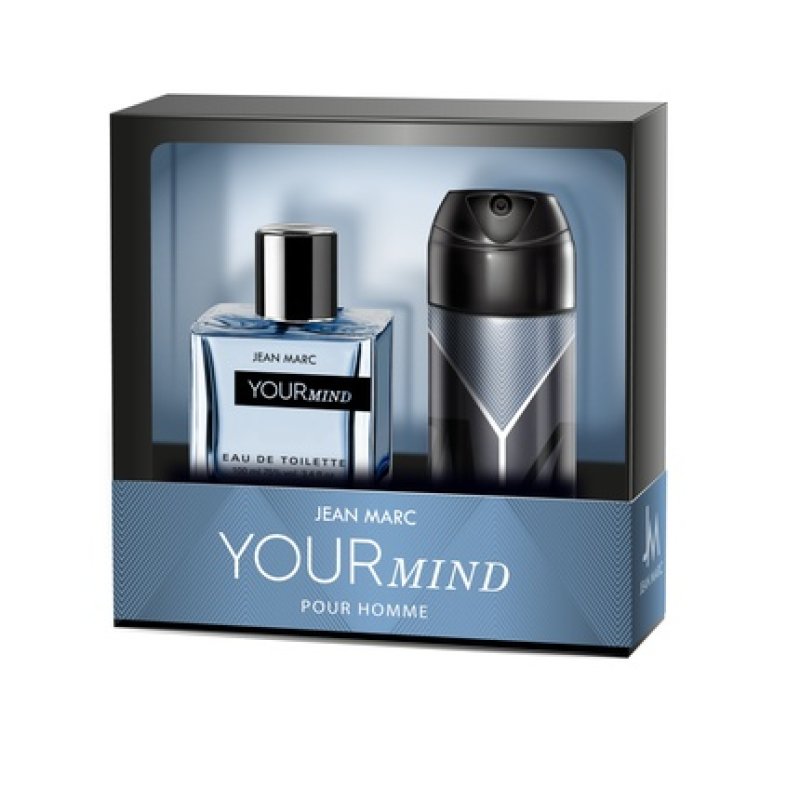 Dramers Jean Marc Your Mind Gift Set For Men Eau De Toilette 100 Ml Deodorant 150 Ml
