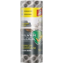 Jan N Grosik Sarantis Essential Wipes On A Roll Silver Block 50 Pieces