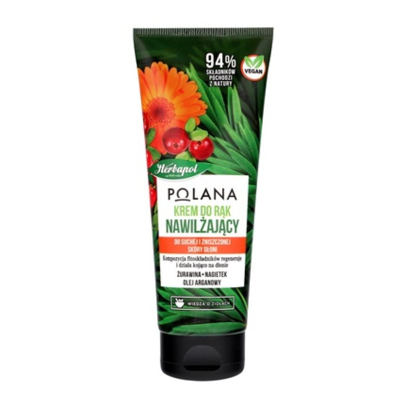 Herbapol Polana Moisturizing Hand Cream Cranberry & Marigold & Argan Oil 75ml