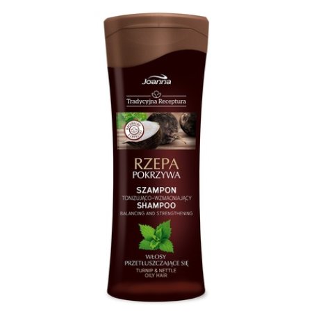Joanna Traditional Recipe Toning And Strengthening Shampoo Black Radish And Nettle 300 Ml