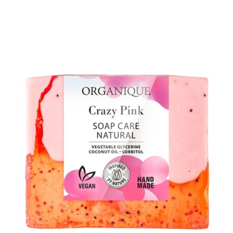 Organique Crazy Pink Natural Care Soap 100g