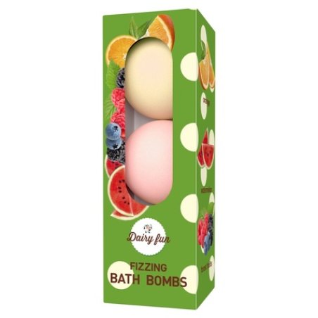 Delia Fizzing Bath Balls Orange Watermelon Forest Fruits 3 X 100 G