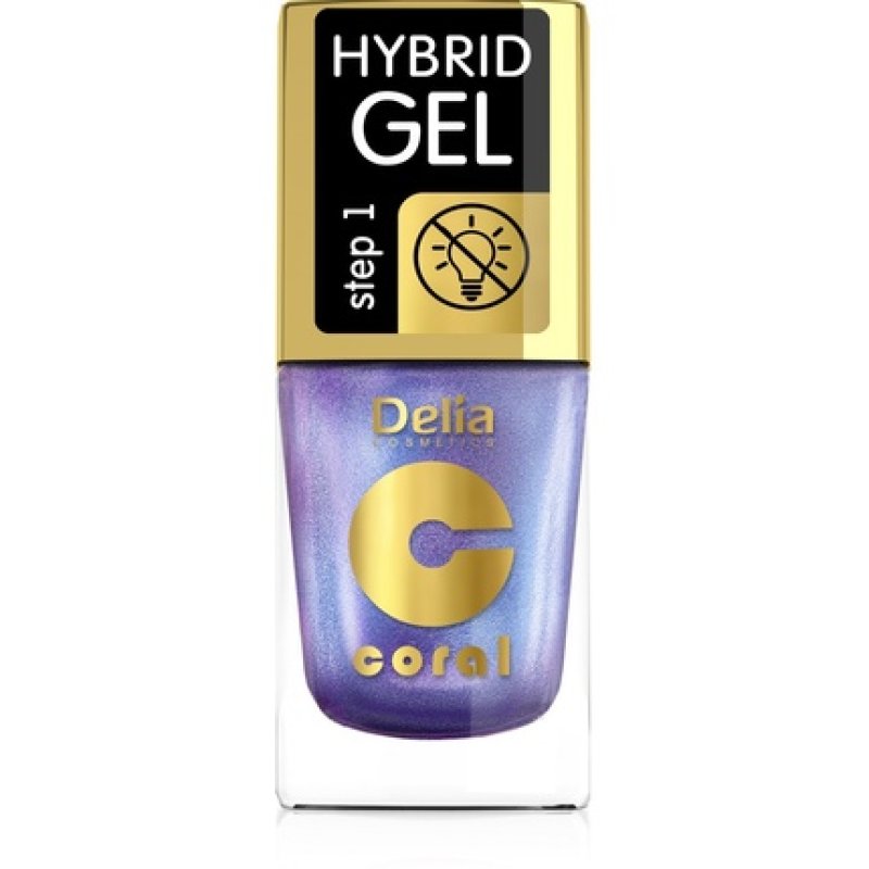 Delia Coral Hybrid Gel Nail Polish No 110 Multirefleks Cornflower 11ml