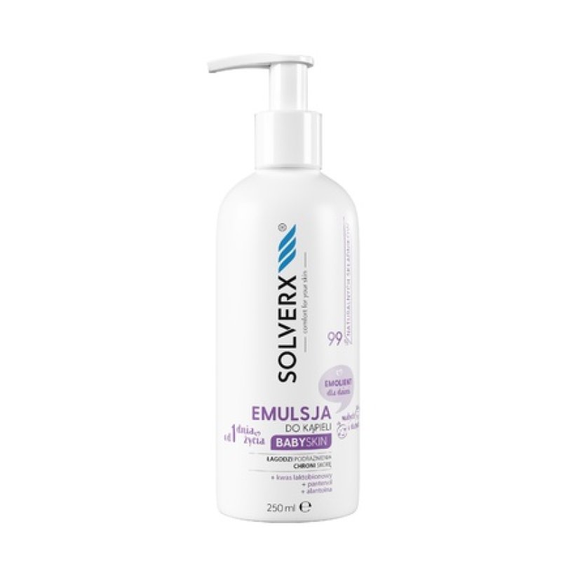 Solverx Baby Skin Emulsion Emollient For Children's Bath 250ml