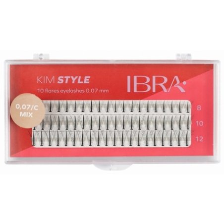 Ibra Kim Style Eyelash Extensions Mix Lengths 8mm 10mm 12mm