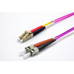 2m LC-UPC/ST-UPC 50/125 OM4 2.0mm LS0H erika zip cord