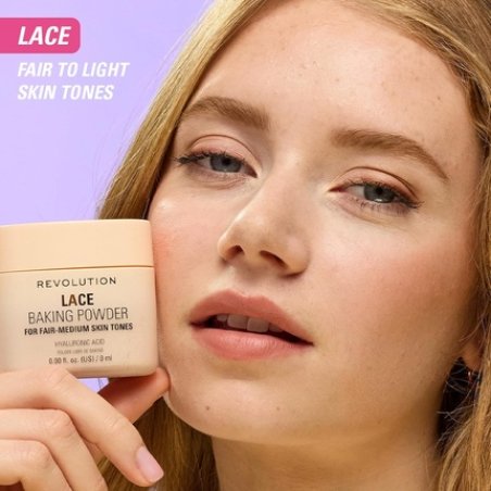 Revolution Loose Baking Powder Makeup Setting Powder for a Luminous Finish