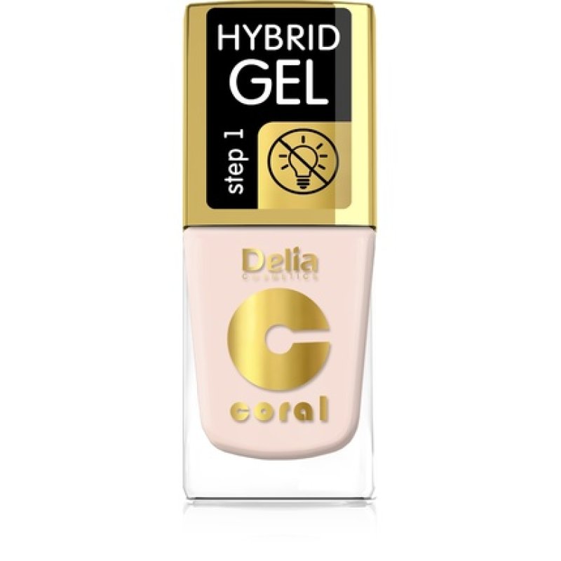 Delia Delia Cosmetics Coral Hybrid Gel Nail Polish No 67 11ml