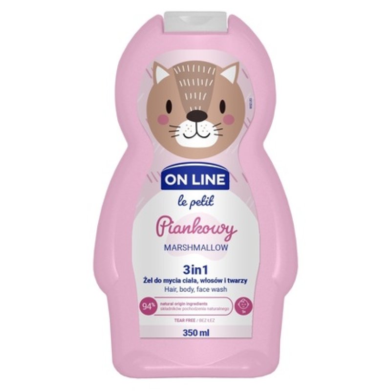 Forte Sweeden On Line Le Petit Foam Gel For Body Hair And Face 3 In 1 For Children 350ml