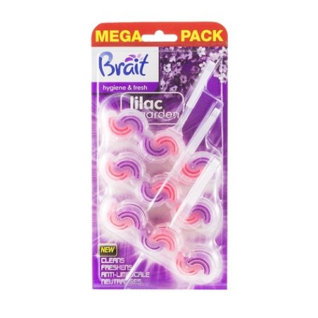Dramers Brait Hygiene & Fresh Toilet Block 2phase Lilac Garden 1 Pack 3x45g