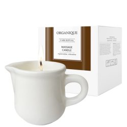 Organique Massage Candle In A Jug With Shea Butter White Peony 125ml