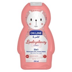 Forte Sweeden On Line Le Petit 3 In 1 Gel For Washing Body Hair And Face For Children Candy Flavored 350ml