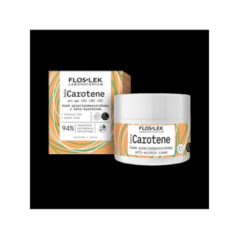 Floslek Floslek Betacarotene Pro Age Antiwrinkle Cream With Betacarotene For Day And Night 50 Ml