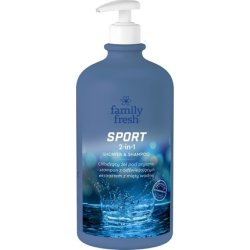 Orkla Family Fresh Cooling Shower Gel 2in1 Sport 1000ml