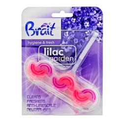 Dramers Brait Hygiene & Fresh Toilet Block 2phase For Wc Lilac Garden 45g