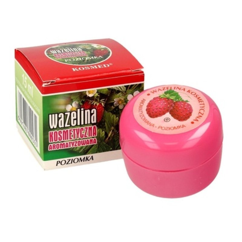 Kosmed Aromatized Cosmetic Vaseline Strawberry 15 Ml