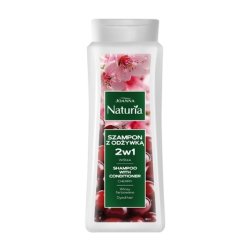 Joanna Naturia 2in1 Shampoo With Conditioner For Colored Hair Cherry 500 Ml