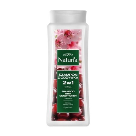 Joanna Naturia 2in1 Shampoo With Conditioner For Colored Hair Cherry 500 Ml