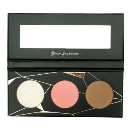 Ibra Face Contouring Palette Contour Kit Blush Bronzer Highlighter 1 Piece