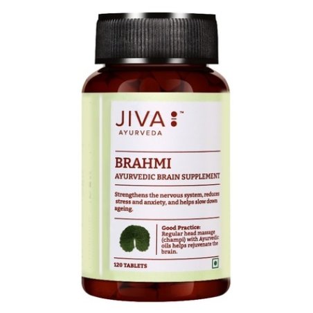 Ajurweda Jiva Ayurveda Brahmi Dietary Supplement Supporting Brain Functions And Memory Tablets 120 Pieces