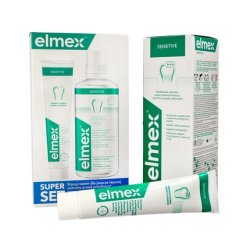 Colgate Elmex Sensitive Set Toothpaste 75ml Mouthwash 400ml