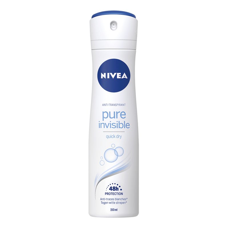 NIVEA PURE INVISIBLE Femmes Déodorant spray 150 ml
