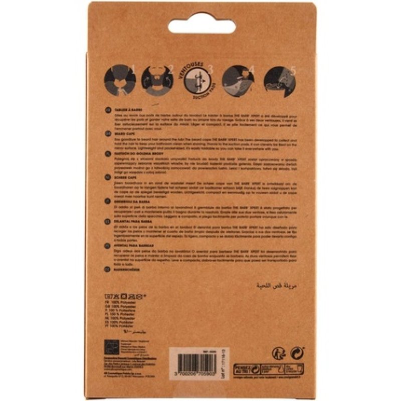 Esprit Gentleman The Barb Xpert Beard Apron with Suction Cups
